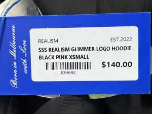 Realism SSS Glimmer Logo Hoodie size XS - 5