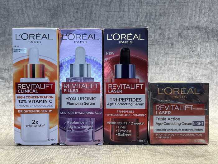 Group of L'Oreal products