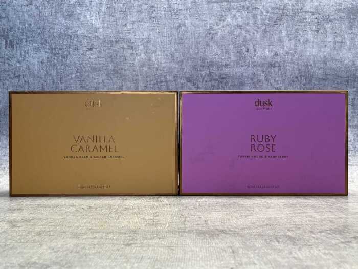 Two Dusk Home Fragrance Sets. RRP $69 each