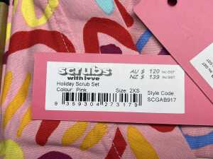 Three pairs of Dangerfield Scrubs With Love size XS - 5