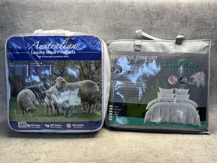 Two quilts sizes KS & D