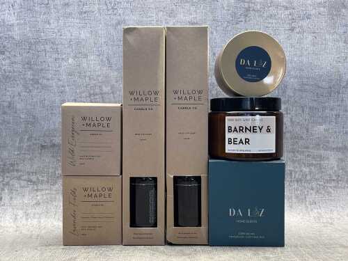 Group of candles & diffusers