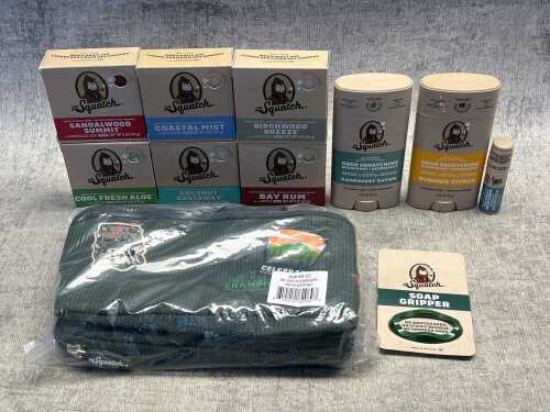 Group of Dr. Squatch products