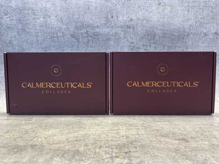 Two Calmerceuticals collagen packs, 14 sachets each