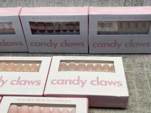 Group of Candy Claws press on acrylic nails. RRP $34.95 each - 3