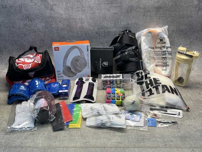 Group of sporting products
