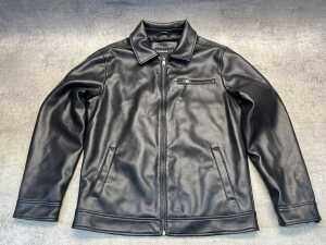 Connor leatherette jacket size M