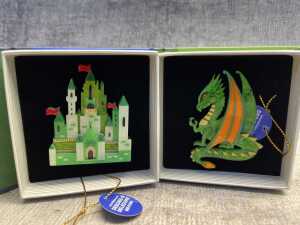 Four Erstwilder Fairytale brooches. RRP $236 total - 2