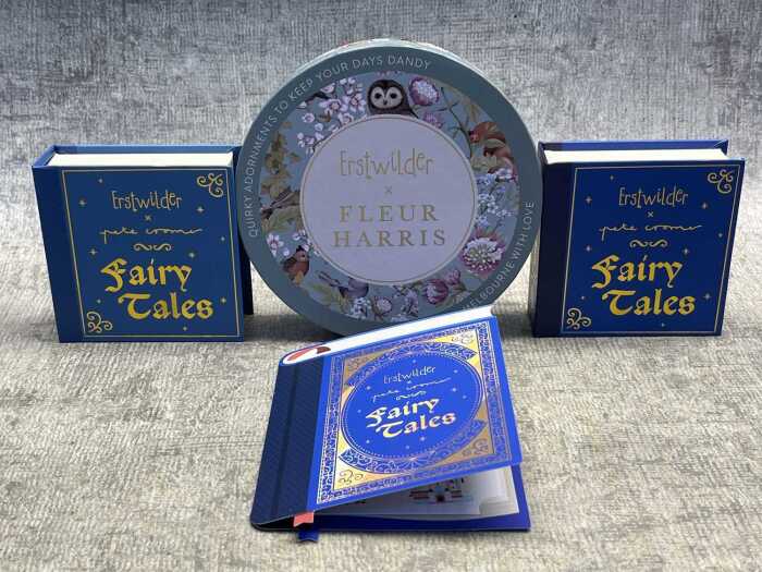 Two Fairy Tales Erstwilder brooches and a Fleur Harris necklace Total RRP $267