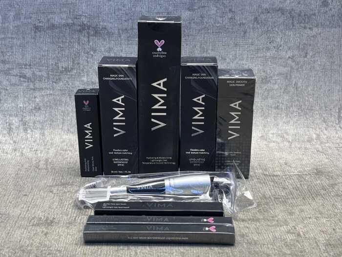 Group of Vima makeup