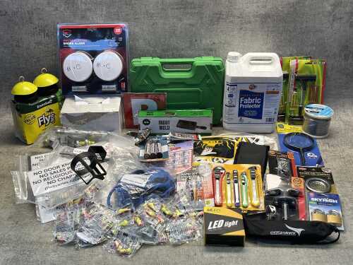 Group of garage products