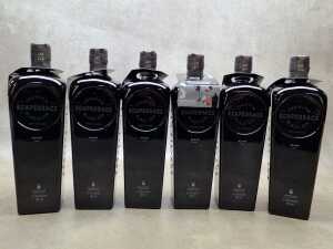 Scapegrace Black Gin, six bottles