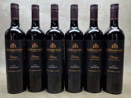 Pirramimma Shiraz 2023, six bottles