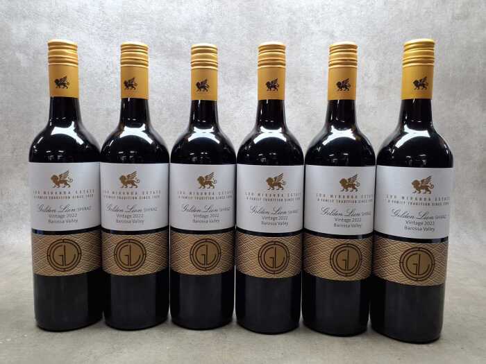 Golden Lion Shiraz 2022, six bottles