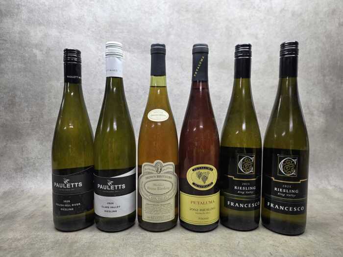 Mixed Riesling, six bottles