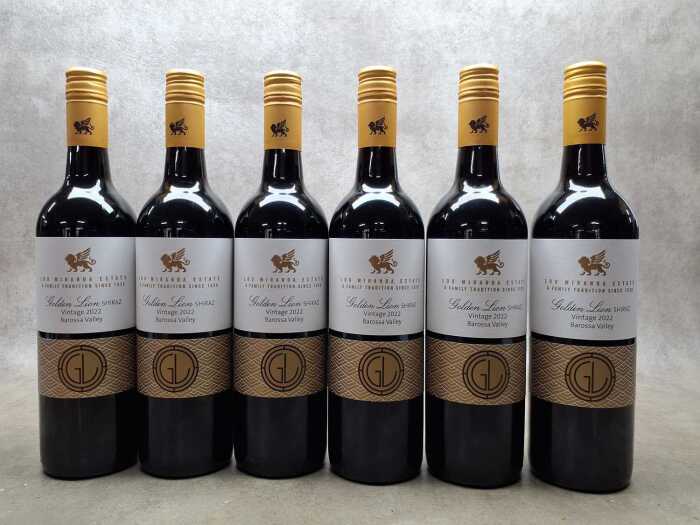 Golden Lion Shiraz 2022, six bottles