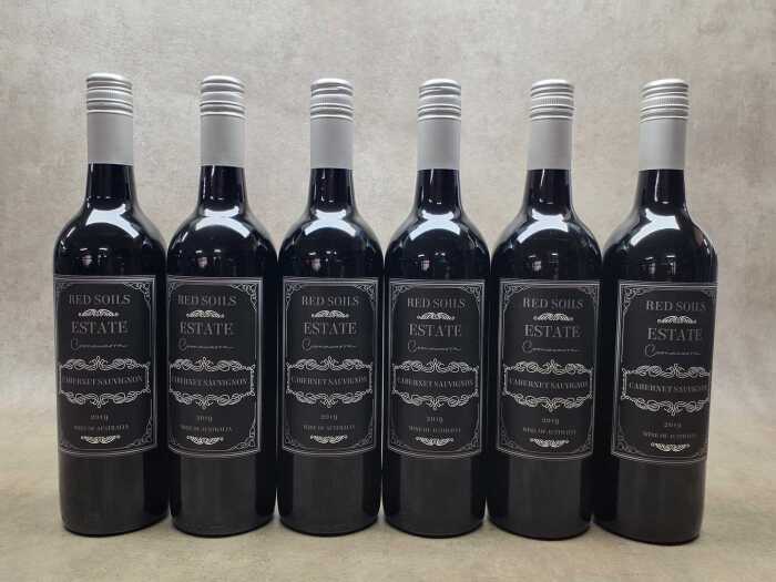 Red Soils Estate Cabernet Sauvignon 2019, six bottles