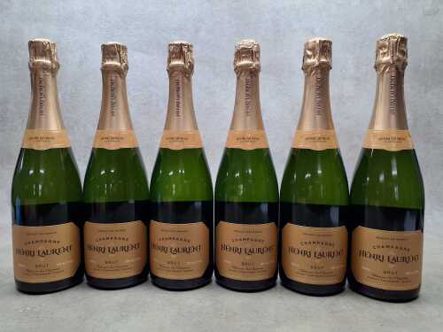 Henri Laurent Champagne Brut, six bottles