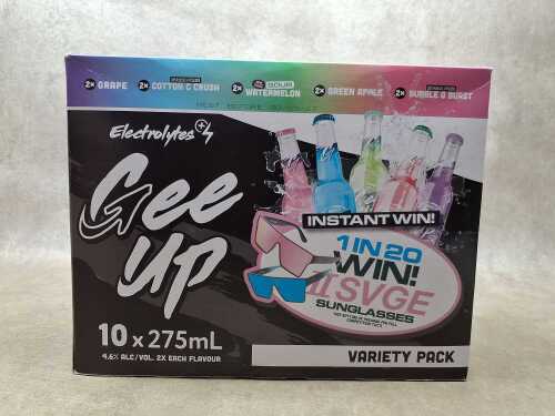Gee Up Vodka 10 bottles