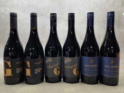 Mixed Shiraz, six bottles