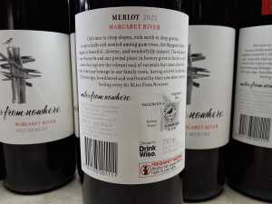 Miles from Nowhere, Merlot 2022, six bottles - 2