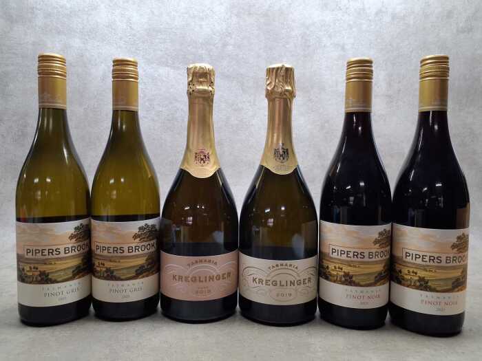 Mixed wine, six bottles