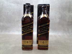 Johnnie Walker Black Label, two bottles. - 2