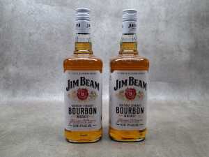 Jim Beam Bourbon, two bottles