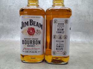 Jim Beam Bourbon, two bottles - 2
