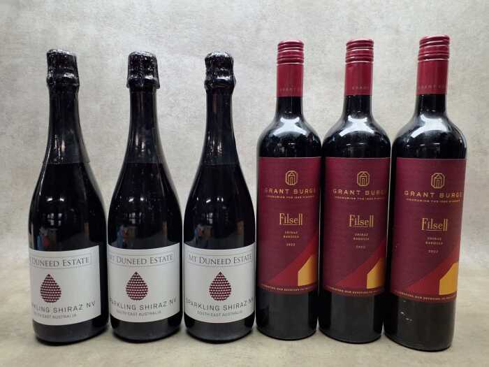 Mixed of Shiraz, six bottles
