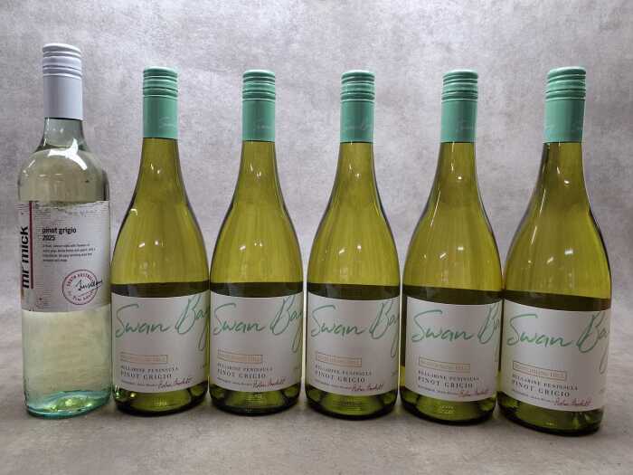 Mixed of Pinot Grigio 2025, six bottles