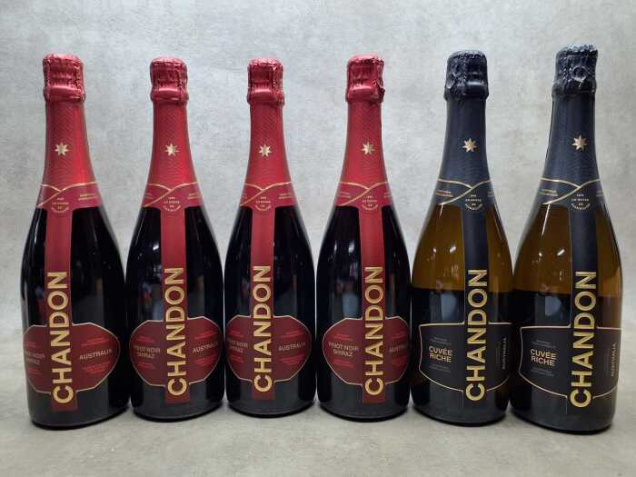 Mixed of Chandon, six bottles
