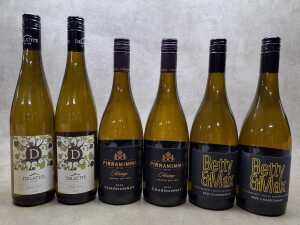 Mixed of white wines, six bottles
