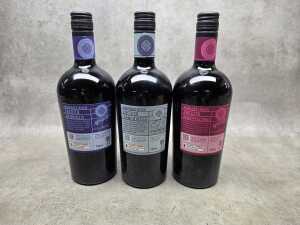 Mixed red wine, three bottles - 2