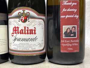Sorted Below - Mixed wine, five bottles - 4