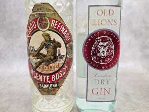 Mixed spirits and liqueur, four bottles - 4