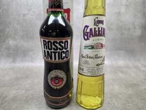 Mixed Italian liqueurs and aperitifs, two bottles - 2