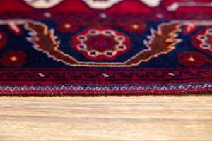 Afghan Beljic handmade wool rug - 144 x 98cm - 4