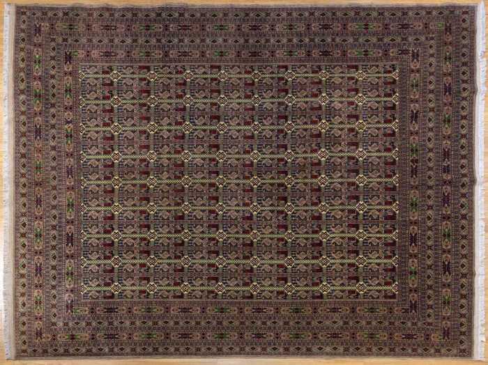 Afghan Qunduzi handmade wool rug - 385 x 295cm