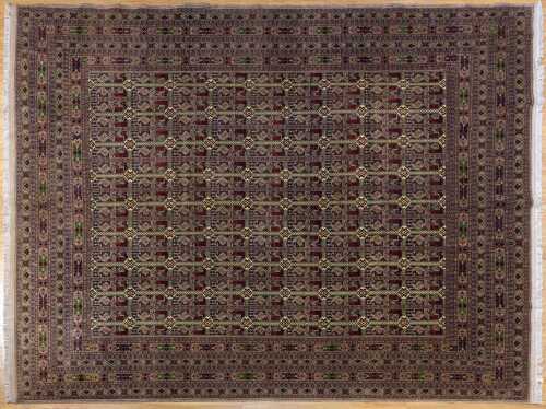 Afghan Qunduzi handmade wool rug - 385 x 295cm