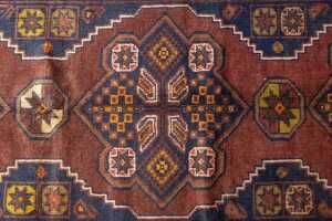 Persian Baluchi handmade wool rug - 290 x 110cm - 2