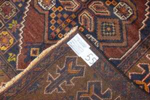 Persian Baluchi handmade wool rug - 290 x 110cm - 5