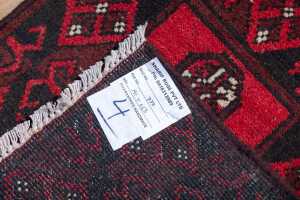 Set of three Afghan Turkman handmade wool rugs - 65 x 45cm - 5