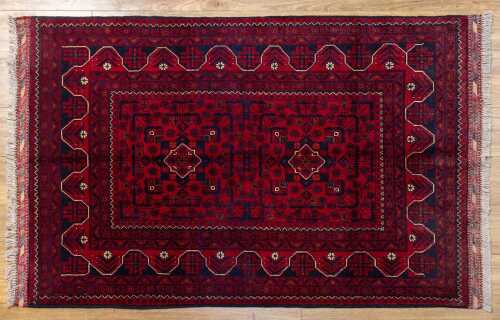 Afghan Beljic handmade wool rug - 149 x 96 cm