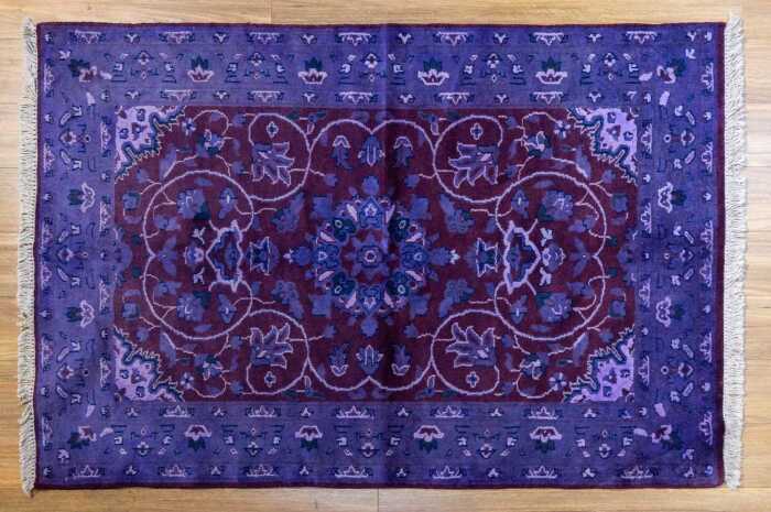 Afghan Chobi handmade wool rug - 179 x 121cm