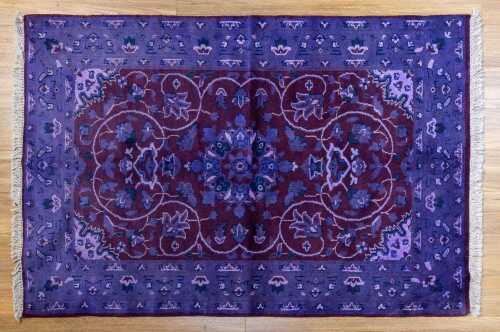 Afghan Chobi handmade wool rug - 179 x 121cm
