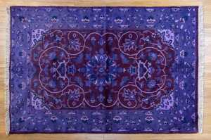Afghan Chobi handmade wool rug - 179 x 121cm