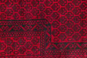 Afghan handmade wool prayer rug - 146 x 90cm - 2
