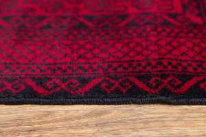 Afghan handmade wool prayer rug - 146 x 90cm - 4