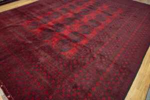 AFghan Elephant foot handmade wool rug - 377 x 303cm - 3